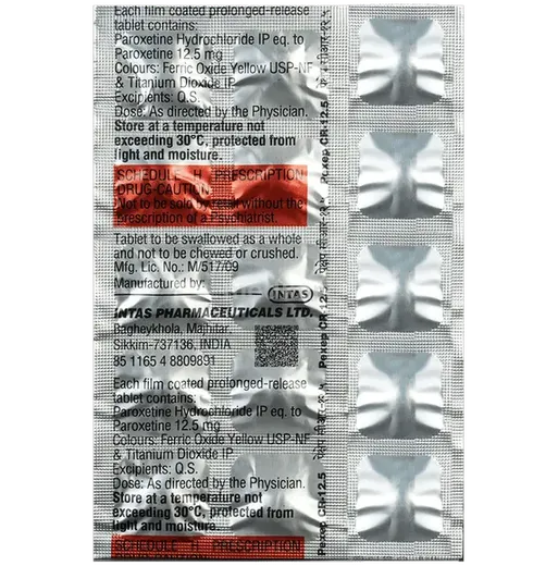 pexep cr 12.5mg tablet 15's